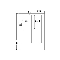 �i�i���[�h�i�}���`�^�C�v�j 4�� A4�� 500�V�[�g �mLDW4i�n