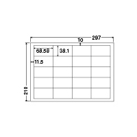 �i�i�R�s�[�i�}���`�^�C�v�j 20�� A4�� 500�V�[�g �mCD20S�n
