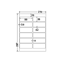 �i�i���[�h�i�}���`�^�C�v�j 12�� A4�� 500�V�[�g �mLDW12PK�n