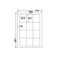 �i�i���[�h�i�����^�C�v�j 12�� A4�� 500�V�[�g �mLDW12SF�n