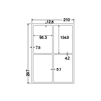 �i�i���[�h�i�����^�C�v�j 4�� A4�� 500�V�[�g �mLDW4iCF�n