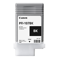 �C���N�^���N�@PFI-107BK�@�����u���b�N�@�W��130ml�@�m6705B001�n