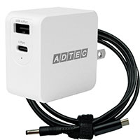 AC[d K50P[uZbg zCg 65W Type-C x1 Type-A x1 dynabook K50/K60Ή PDΉ [APD-A065AC-wK50-WH]