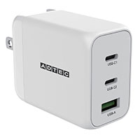 AC[d zCg 65W USB Type-A ×1 Type-C ×2 PDΉ [APD-V065AC2-WH]