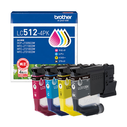 �C���N�J�[�g���b�W 4�F�p�b�N�yLC512-4PK�z